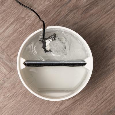 Show full view: IRIS Dog & Cat Two Flow Options Automatic Water Fountain, Blue, 44-oz slide 7 of 11