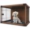 Show in main carousel: IRIS Dog Crate Furniture, End Table, Dog Crate, Dark Brown, Medium slide 1 of 10