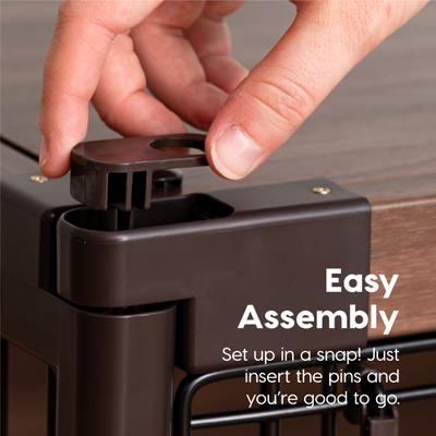 Show full view: IRIS Dog Crate Furniture, End Table, Dog Crate, Dark Brown, Medium slide 2 of 10