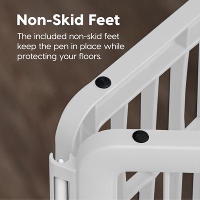 Show full view: IRIS Dog Playpen 2-Panel Add-On, 24-in, White slide 3 of 12