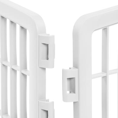 Show full view: IRIS Dog Playpen 2-Panel Add-On, 24-in, White slide 9 of 12