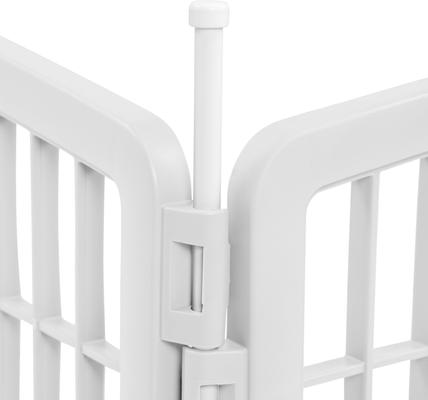 Show full view: IRIS Dog Playpen 2-Panel Add-On, 24-in, White slide 8 of 12