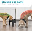 Show in main carousel: IRIS Elevated Dog Feeder with Attachable Feet, Black, 8-cup slide 6 of 11
