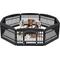 Show in main carousel: IRIS Exercise 8-Panel Dog Playpen, 24-in, Black, Medium slide 1 of 11