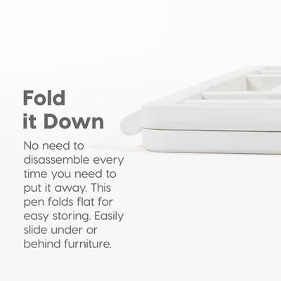 Show full view: IRIS Exercise 8-Panel Dog Playpen, 24-in, White, Medium slide 9 of 11