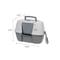 Show in main carousel: IRIS Hooded Corner Cat Litter Box with Front Door Flap & Scoop, Gray slide 6 of 11