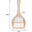 Show in main carousel: IRIS Jumbo Cat Litter Scoop with Comfort Handle Sturdy Smooth Plastic Finish, Almond slide 5 of 6
