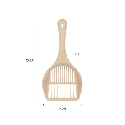Show full view: IRIS Jumbo Cat Litter Scoop with Comfort Handle Sturdy Smooth Plastic Finish, Almond slide 5 of 6