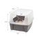Show in main carousel: IRIS Large Cat Litter Box with Scatter Shield & Scoop, Dark Gray slide 2 of 11
