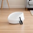 Show in main carousel: IRIS Large High-Back Open Top Cat Litter Pan with Scatter Shield & Scoop, White slide 4 of 9