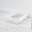 Show in main carousel: IRIS Large Open Top Cat Litter Pan, Pearl slide 4 of 9