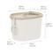 Show in main carousel: IRIS Large Round Top Entry Cat Litter Box & Scoop, White/Beige slide 2 of 9