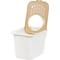 Show in main carousel: IRIS Large Square Top Entry Cat Litter Box, White/Beige slide 5 of 10