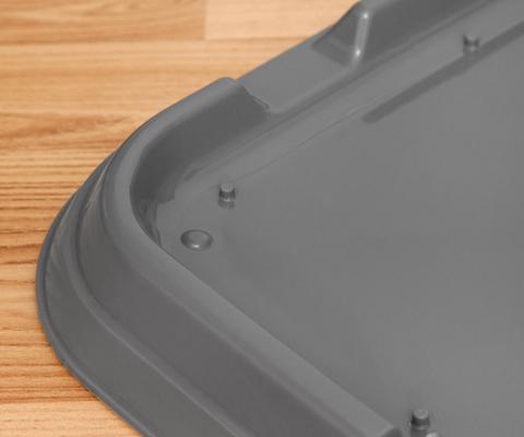 Show full view: IRIS Non-skid Dog Plastic Training Pad Holder, Gray, Medium slide 8 of 10