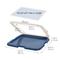 Show in main carousel: IRIS Non-skid Dog Plastic Training Pad Holder, Navy, Large slide 3 of 10