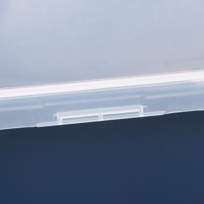 Show full view: IRIS Open Top Cat Litter Box with Scatter Shield, Navy, Large slide 8 of 13