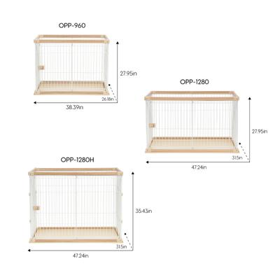 Show full view: IRIS Open Wire Dog Pen, Large slide 3 of 12