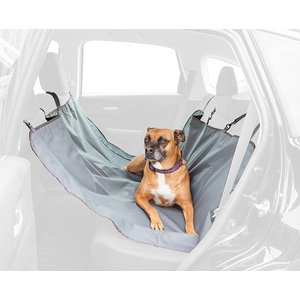 IRIS Pet Cat & Dog Car Seat Cover, Gray, 53-in