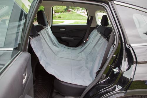 Show full view: IRIS Pet Cat & Dog Car Seat Cover, Gray, 53-in slide 3 of 6