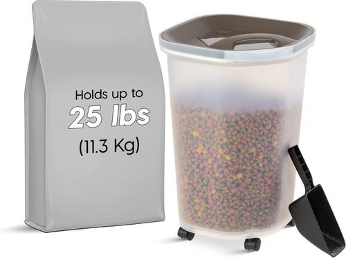 IRIS Premium Airtight Dog Food Storage Container with Casters