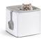 Show in main carousel: IRIS Premium Square Top Entry Cat Litter Box with Scoop, White & Gray, Large slide 1 of 10