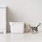 Show in main carousel: IRIS Square Top Entry Cat Litter Box with Scoop, Large, White slide 7 of 12