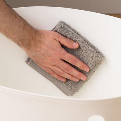 Show full view: IRIS Top Entry Cat Litter Box with Scoop, White/Black, Large slide 8 of 12