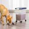 Show in main carousel: IRIS WeatherPro Airtight Dog, Cat & Bird Food Storage Container, Navy, 25-lb slide 3 of 11