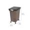 Show in main carousel: IRIS WeatherPro Airtight Attachable Wheels Dog, Cat & Bird Food Storage Container, Smoke/Black, 45-lb slide 8 of 13