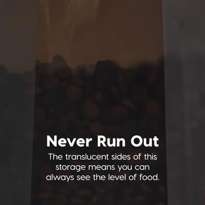 Show full view: IRIS WeatherPro Airtight Attachable Wheels Dog, Cat & Bird Food Storage Container, Smoke/Black, 45-lb slide 11 of 13