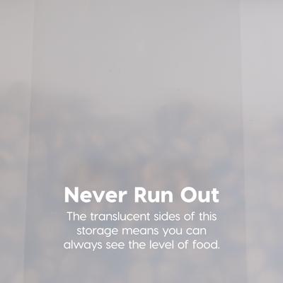 Show full view: IRIS WeatherPro Airtight Attachable Wheels Dog, Cat & Bird Food Storage Container, Pearl & Black, 25-lb slide 8 of 11