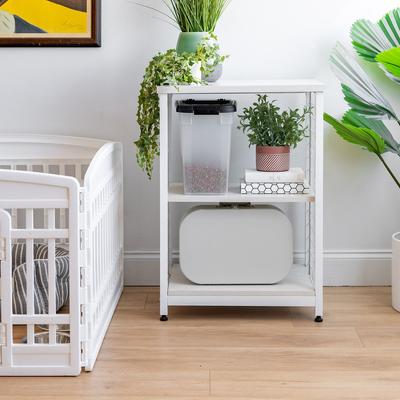 Show full view: IRIS WeatherPro Airtight Dog, Cat & Bird Food Storage Container, Clear/Black, Medium slide 7 of 10