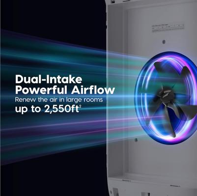 Show full view: IRIS WOOZOO Air Purifier with True HEPA Filter for Large & Extra Large Rooms, White, Extra Large APF-45 slide 3 of 9