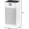 Show in main carousel: IRIS WOOZOO Air Purifier with True HEPA Filter for Large & Extra Large Rooms, White, Extra Large APF-45 slide 9 of 9