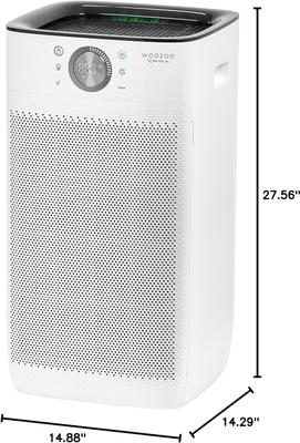 Show full view: IRIS WOOZOO Air Purifier with True HEPA Filter for Large & Extra Large Rooms, White, Extra Large APF-45 slide 9 of 9