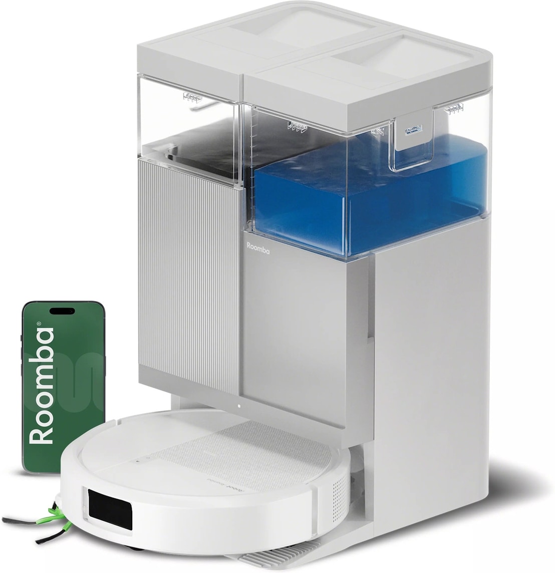 iRobot Roomba PLUS 415 Combo 本体 IROBOT Roomba Plus 415 Combo Robot + AW Dock Vaccum Cleaner, White