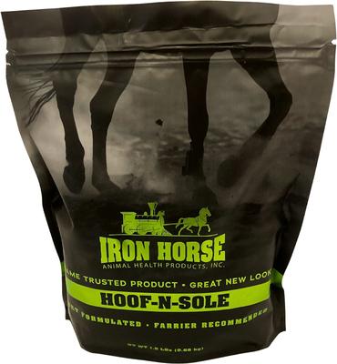 Show full view: Iron Horse Hoof-N-Sole Powder Horse Supplement, 1.5-lb bag slide 1 of 5