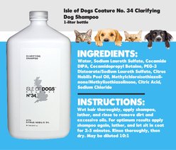 Isle of Dogs Coature No. 34 Clarifying Dog Shampoo, 1-L bottle slide 2 of 2