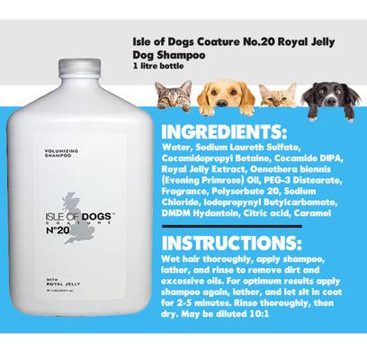 Show full view: Isle of Dogs Coature No.20 Royal Jelly Dog Shampoo, 1-L bottle slide 2 of 3