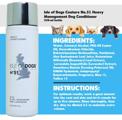 Show full view: Isle of Dogs Coature No.51 Heavy Management Dog Conditioner, 250-ml bottle slide 2 of 3