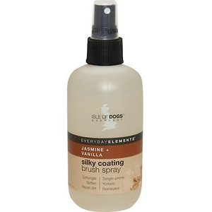 Isle of Dogs Everyday Jasmine & Vanilla Silky Coating Brush Conditioning Spray, 8-fl oz bottle