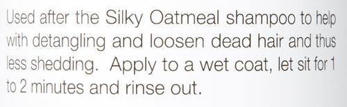 Show full view: Isle of Dogs Silky Oatmeal Conditioner for Dogs, 16-fl oz bottle slide 5 of 8