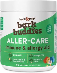 Jack & Pup Bark Buddies Aller-Care Dog Immune Supplement, 60 count
