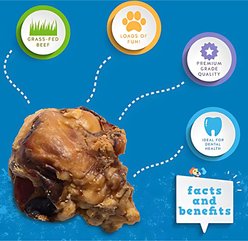 Jack & Pup Beef Knee Cap Bones Dog Treats, 1 count slide 2 of 5