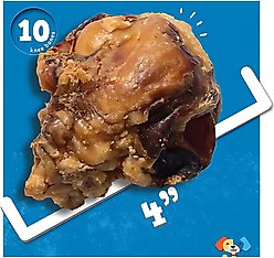 Jack & Pup Beef Knee Cap Bones Dog Treats, 10 count slide 2 of 6