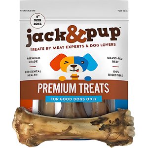 Jack & Pup Beef Shin Bone 11-in Dog Treat, 3 count