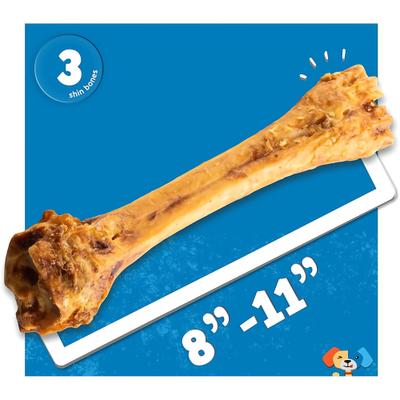 Show full view: Jack & Pup Beef Shin Bone 11-in Dog Treat, 3 count slide 5 of 9