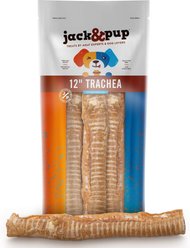 Jack & Pup Beef Trachea 12-in Dog Treats, 3 count