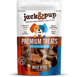 Jack & Pup Bully Bites Dog Treats, 2-lb bag