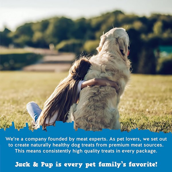 Jack & Pup Chicken Feet Dog Treats, 20 count